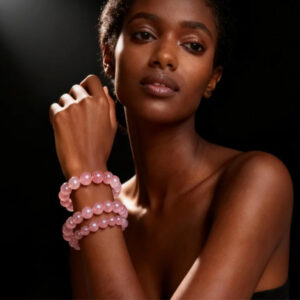 Rose Quartz Healing Bracelet Set