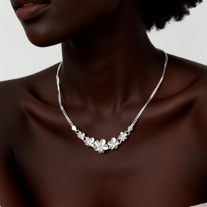 Miao Jewelry Cherry Blossom Necklace